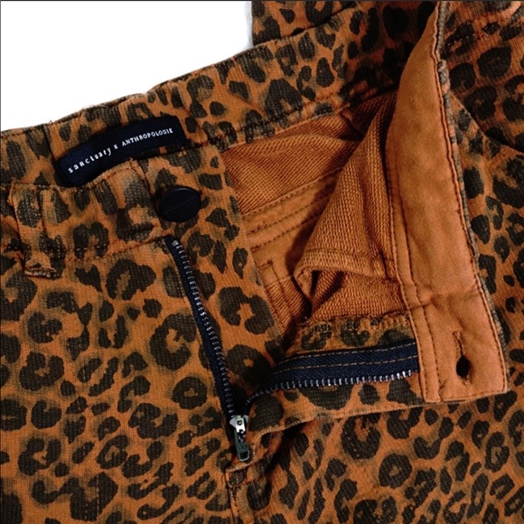NWT XS Anthropologie X Sanctuary Leopard Joggers - Picture 4 of 6